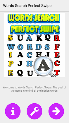 Words Search Perfect Swipe - Screenshot 1