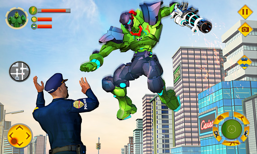 Code Triche Incredible Monster Robot Hero Crime Shooting Game APK MOD screenshots 1