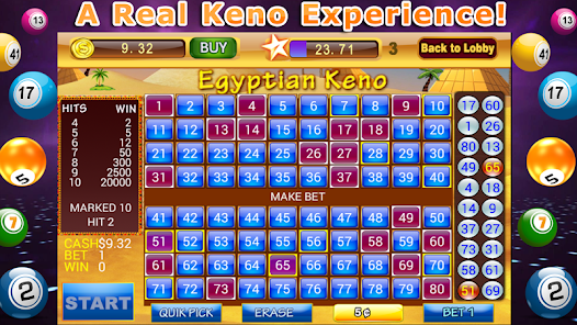 Lucky Keno- Casino Bonus Games  screenshots 1