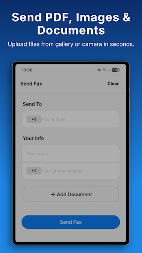 FaxPro Send Fax from Phone