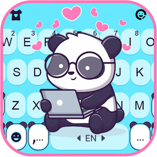 Lovely Cute Panda Theme logo