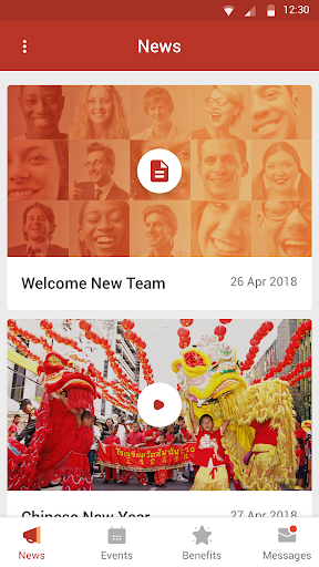 Android application Connect33 screenshort