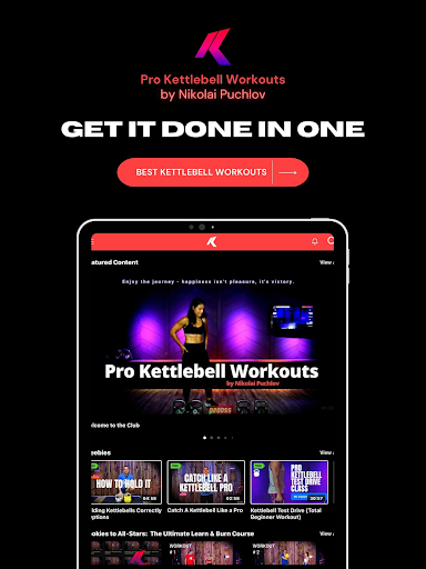 Screenshot of Pro Kettlebell Workouts
