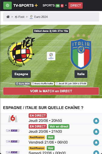 Programme TV Sport Screen 3