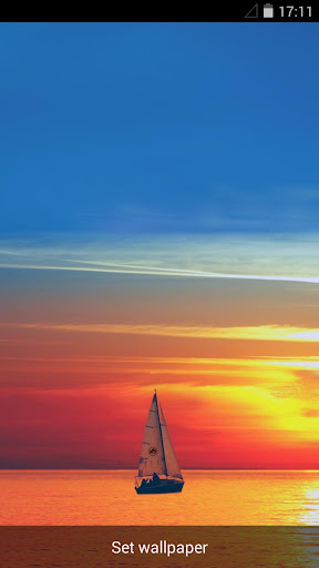 Android application Ship on the Sea Live Wallpaper screenshort