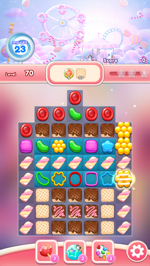 Candy Go Round:キャンディマッチ3パズルゲームのおすすめ画像5