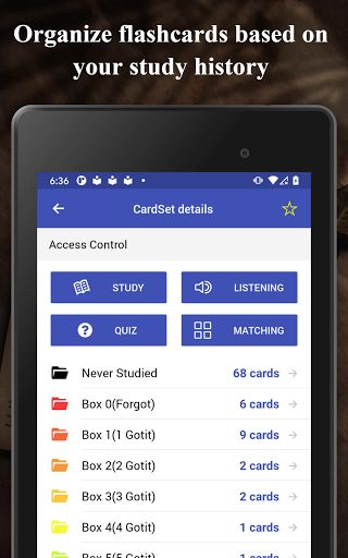 Screenshot of USMLE Flashcards