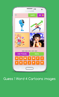 Guess 1 Word 4 Cartoons images - Screenshot 3