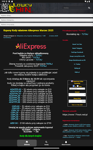 LowcyChin.pl - Okazje i kupony