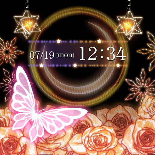 キラキラ幻想壁紙　Starlight and Rose logo