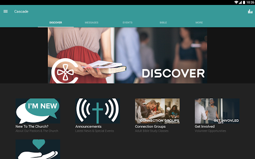 Screenshot of Cascade Hills Church