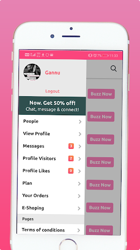 Buddybuzz Screen 3