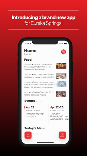 Android application Eureka Springs School District screenshort