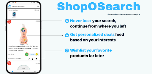 ShopOSearch : Deals & Search Screen 2