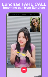 Imágen 4 Le Sserafim Eunchae Fake Call android