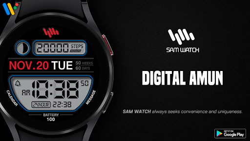 Android application SamWatch Digital Amun screenshort