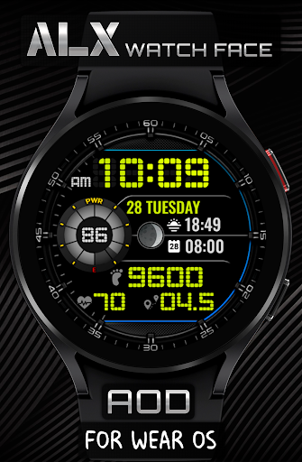 ALX01 LCD Digital Watch Face