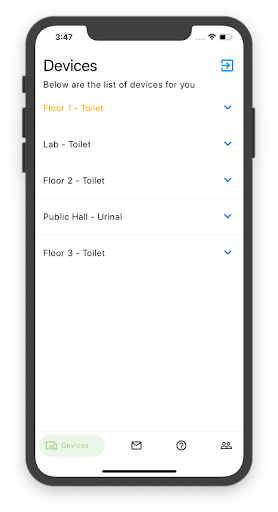 Smart Health Hygiene Monitor Screen 3