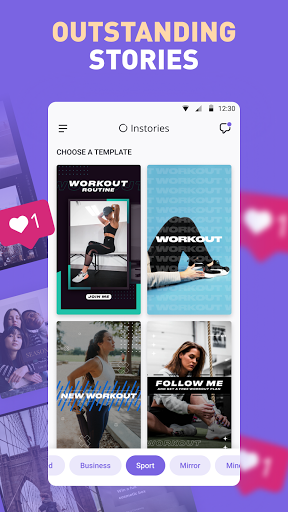 Instories: insta story collage maker & edit video 3.14.1 screenshots 1