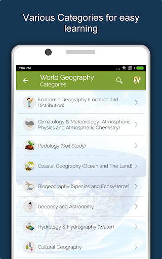 Screenshot of World Geography Dictionary