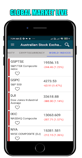 Android application Australian Stock Market screenshort