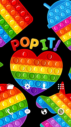 Android application Wallpaper-Rainbow Pop It screenshort