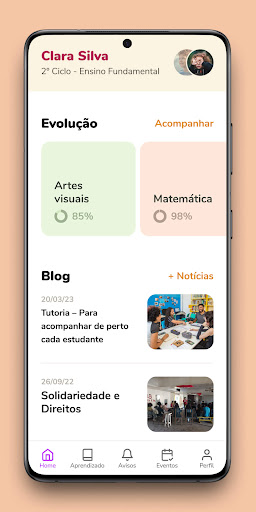 Android application RDA - Escola da serra screenshort
