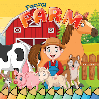 Farm Animals Coloring Book