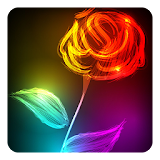 Neon Flower Live Wallpaper icon