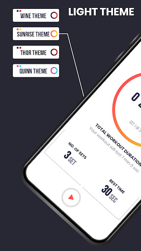 Android application Gym Pro Timer screenshort