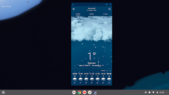 Prognoza meteo: Cer senin Screenshot