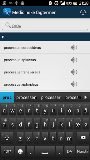 Medicinske fagtermer Screen 3