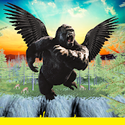 Flying Gorilla Simulator: Wild Gorilla Jungle