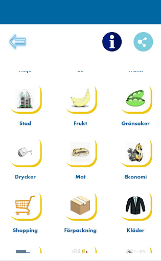 Learning Swedish with Pictures Screen 2