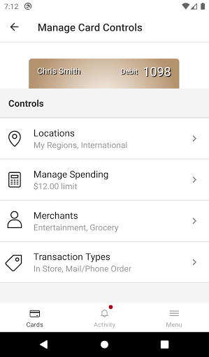 App screenshot