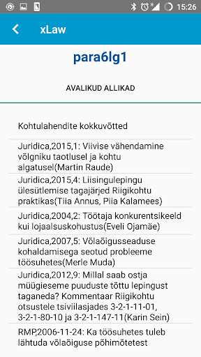 xLaw Screen 3