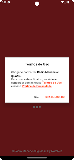 Android application Rádio Manancial Iguassu screenshort