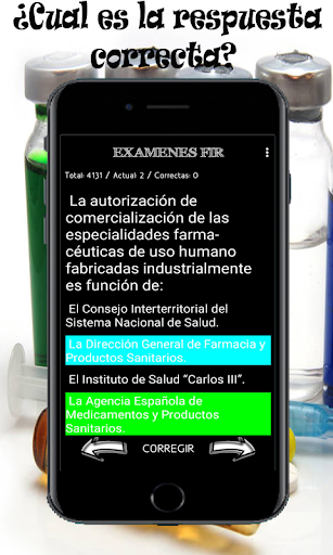 Test y examenes FIR Screen 2