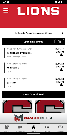 Searcy Lions Athletics Screen 2