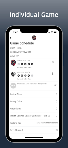 Tulsa Soccer Club Screen 2