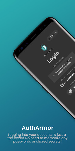 Android application Auth Armor Authenticator screenshort