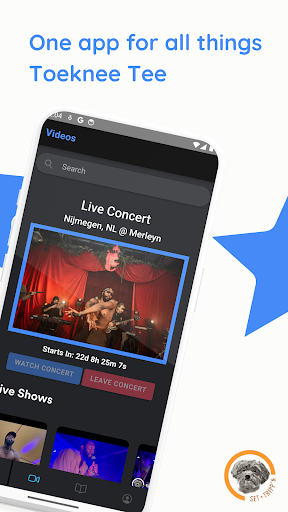 Android application Toeknee Tee screenshort