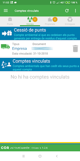 COR – El Meu Compte Ambiental Screen 2
