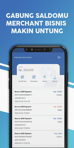 Android application Saldomu Merchant screenshort