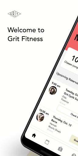 Android application Grit Fitness Florence screenshort