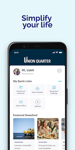 Android application Union Quarter screenshort