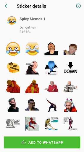 Spicy memes - WAStickerApps