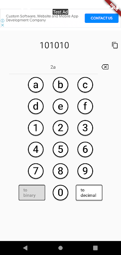 シンプルn進数変換 Screen 3
