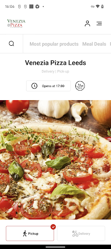 Android application Venezia Pizza Leeds screenshort