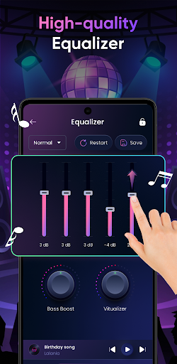 Equalizer Volume Bass Booster Screenshot 4 - AppWisp.com